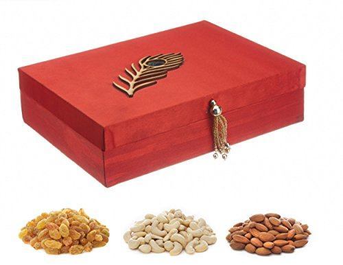 -Small Dry Fruits Box of 3 type Nuts,Send Rakhi online,send rakhi,online send rakhi,rakhi to india,send rakhi to india,rakhi shop india