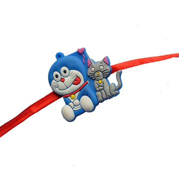 -Doraemon Cat Kids Rakhi ,Send Rakhi online,send rakhi,online send rakhi,rakhi to india,send rakhi to india,rakhi shop india